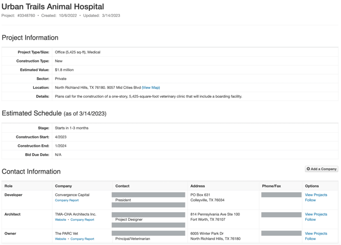 Help Center project report sample 